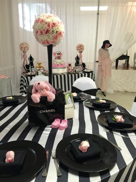 Chanel Themed Baby Shower 